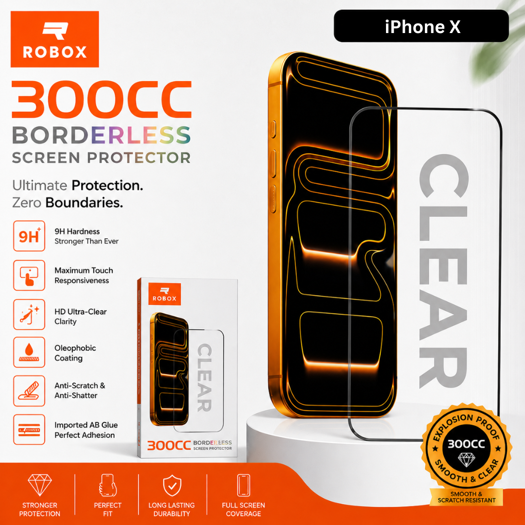 300cc HD Tempered Glass — iPhone x/xs/11pro